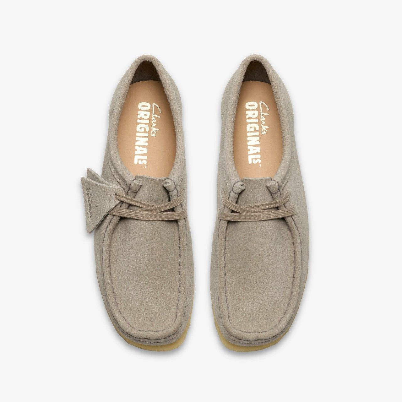 Wallabee Pale Grey Suede | Clarks For Sale