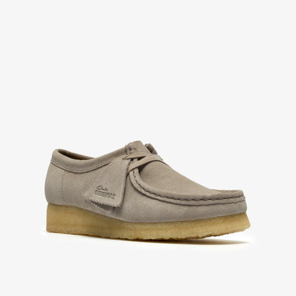 Wallabee Pale Grey Suede | Clarks For Sale