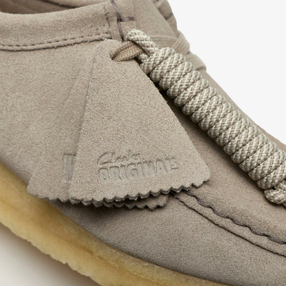 Wallabee Pale Grey Suede | Clarks For Sale