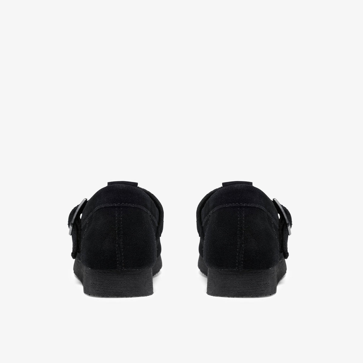 Wallabee T-Bar Kids Black Suede - US 1185