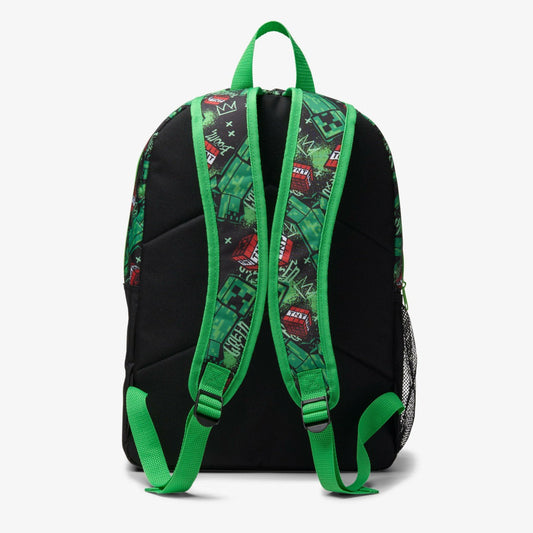 Minecraft Large Backpack Black/Green | Clarks US
