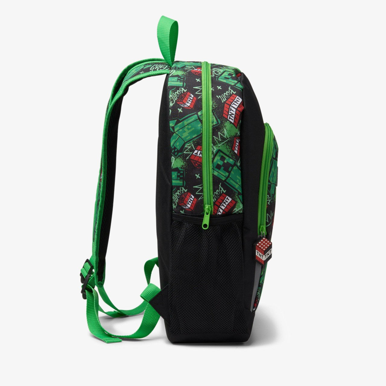 Minecraft Large Backpack Black/Green | Clarks US