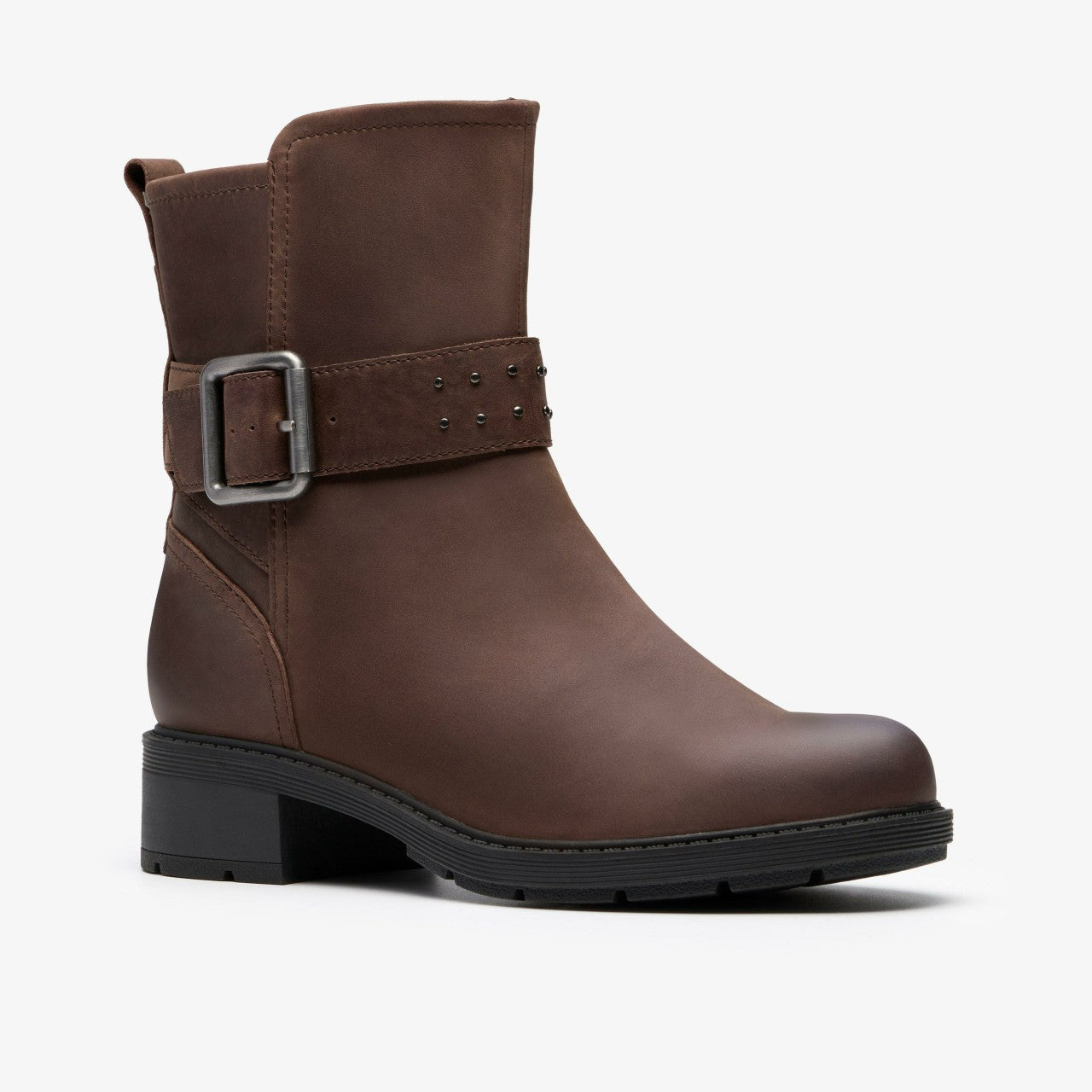 Hearth Buckle Dark Brown | Clarks