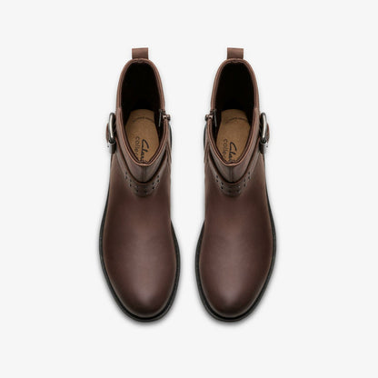Hearth Buckle Dark Brown | Clarks