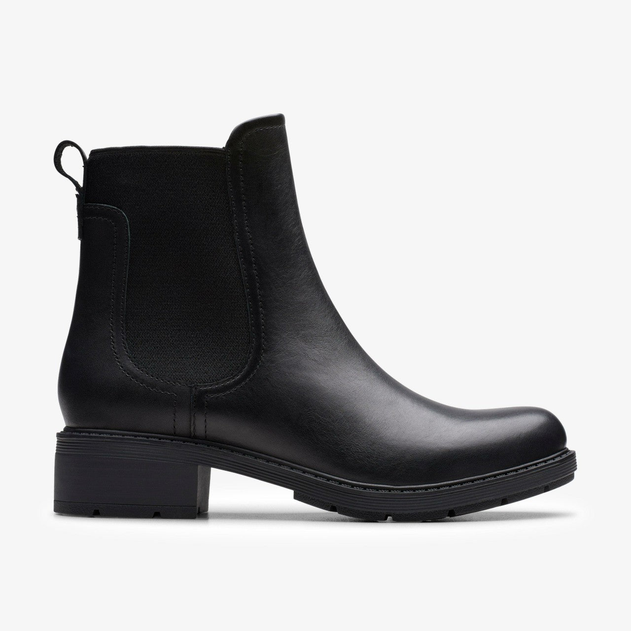 Hearth Top Black Leather | Clarks Discount