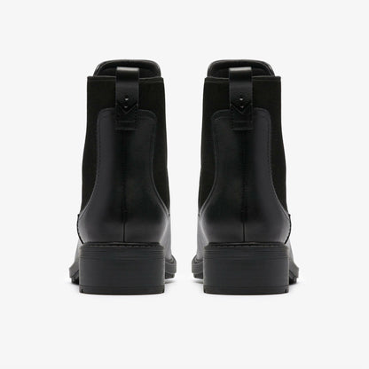 Hearth Top Black Leather | Clarks Discount