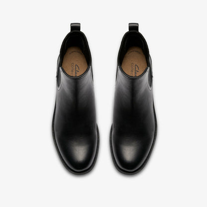 Hearth Top Black Leather | Clarks Discount