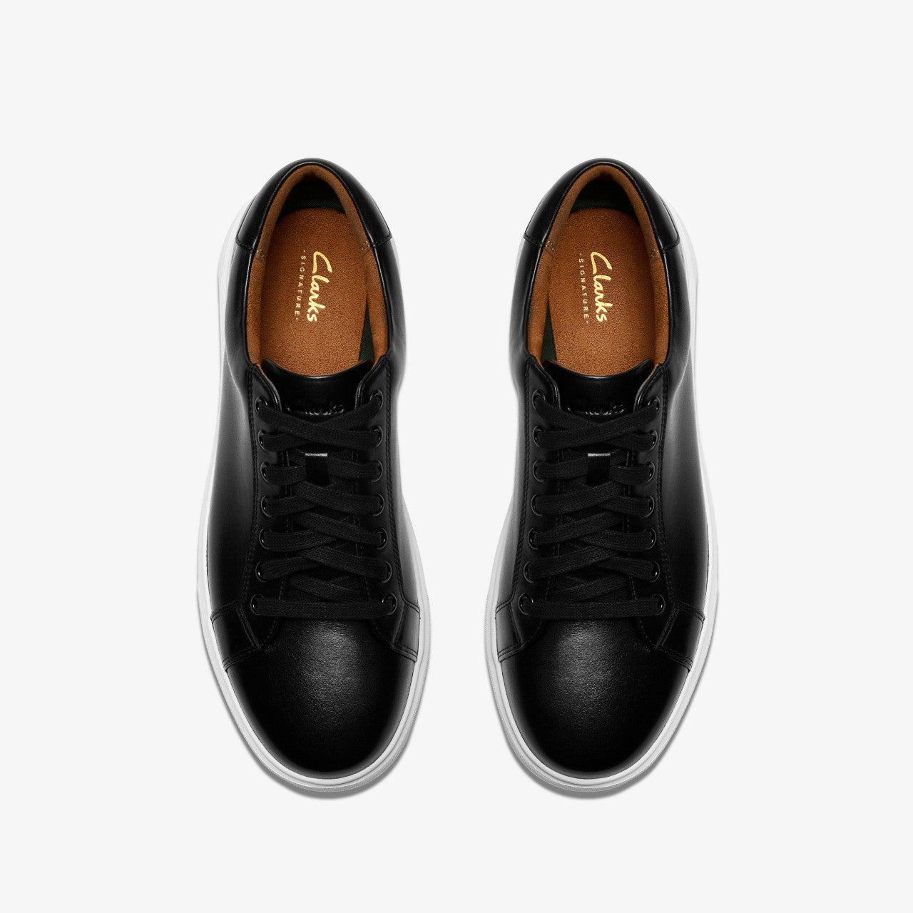 Goswell Tie Black Leather | Clarks For Sale