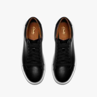 Goswell Tie Black Leather | Clarks For Sale