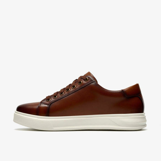 Goswell Tie Tan Leather | Clarks Onsale
