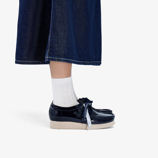 Wallabee 2604 Navy Patent - US 7119