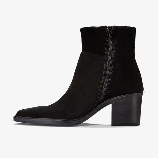 Jesse Zip Black Suede | Clarks