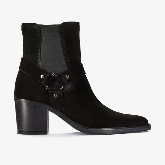 Jesse Buckle Black Suede | Clarks Sale