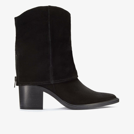 Jesse Mid Black Suede | Clarks For Sale