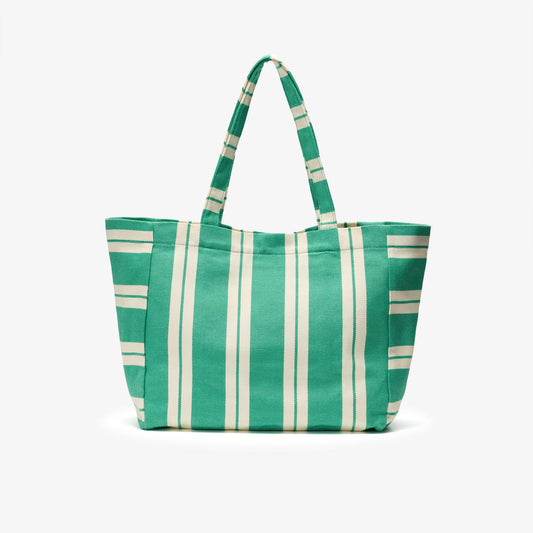 Marina Tote Bag Green Canvas - US 1263