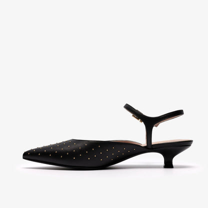 Pisa Stud Black Leather | Clarks Discount