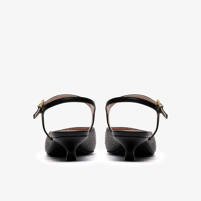 Pisa Stud Black Leather | Clarks Discount