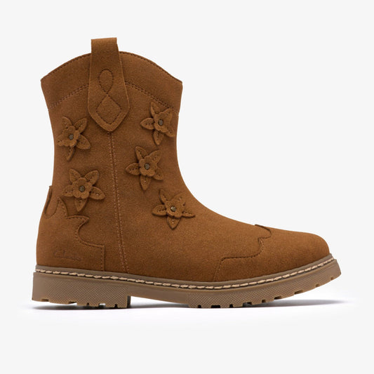 Adelaide Mid Kid Tan | Clarks For Sale