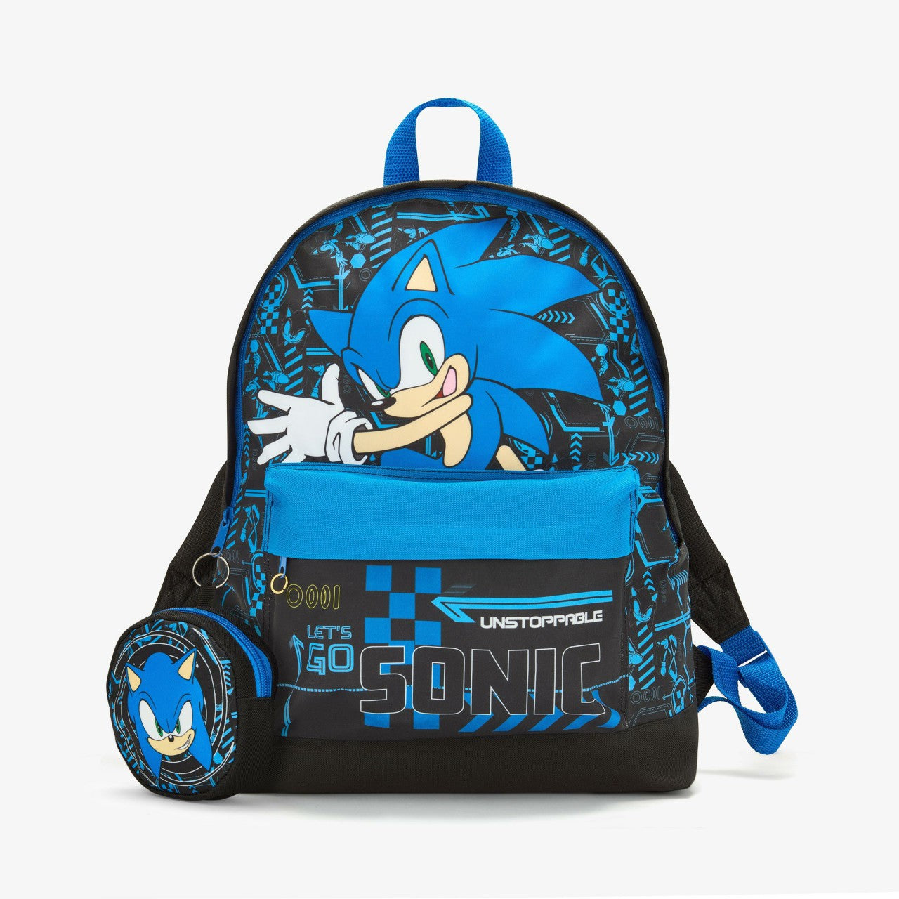 Sonic Play Backpack Black/Blue | Clarks
