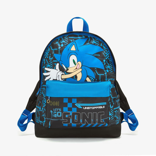 Sonic Play Backpack Black/Blue | Clarks