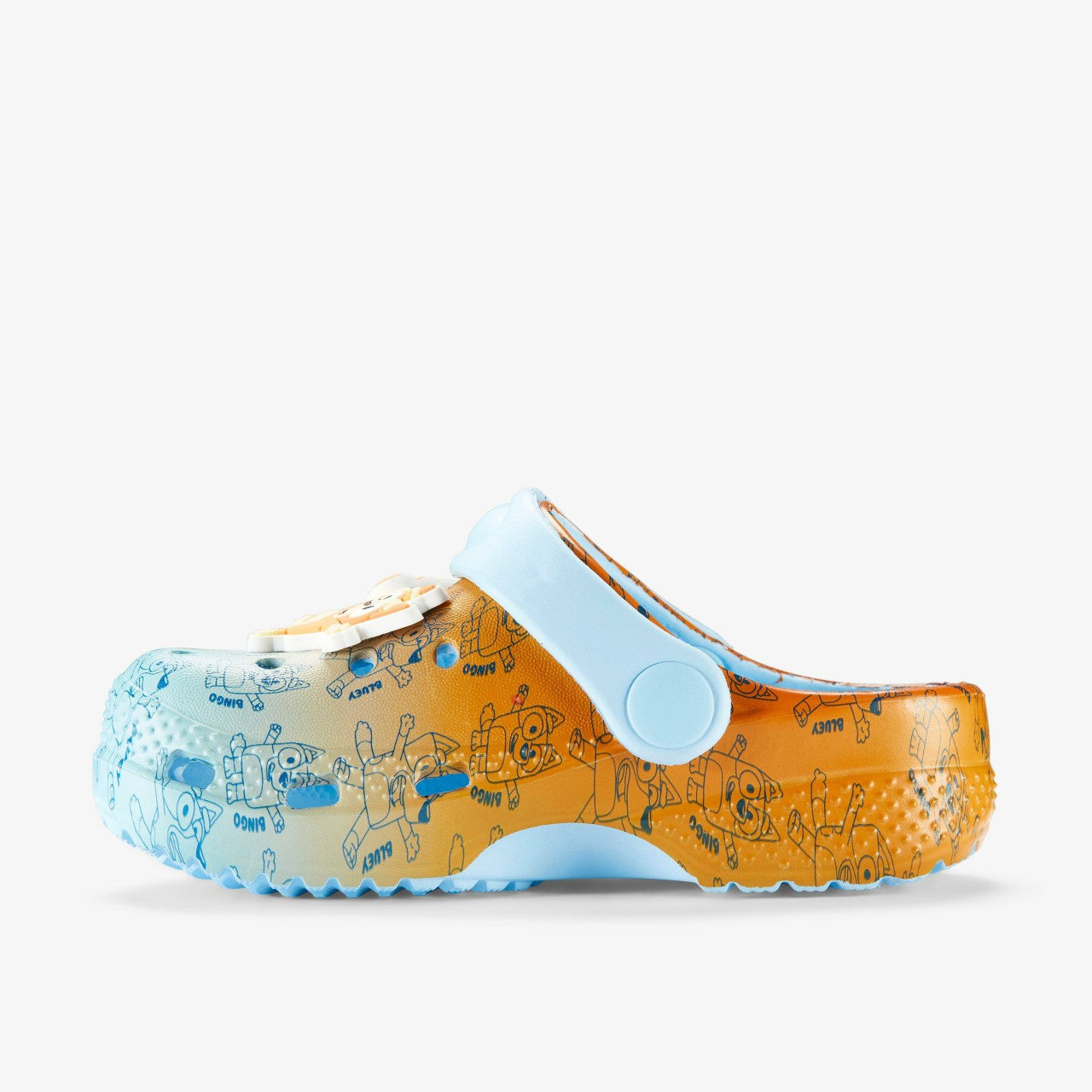 Bluey Fade Clog Kid Blue Combination | Clarks US