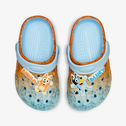 Bluey Fade Clog Kid Blue Combination | Clarks US