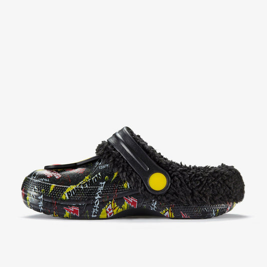 Pika Clog Warm Lined Kid Black Combination | Clarks For Sale