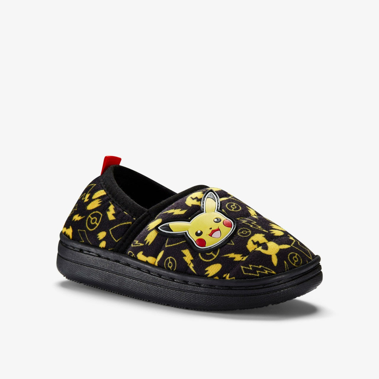 Poke Spark Slip Kid Black/Yellow | Clarks