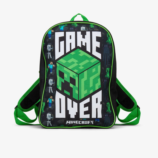 Minecraft GO Backpack Black/Green | Clarks For Sale