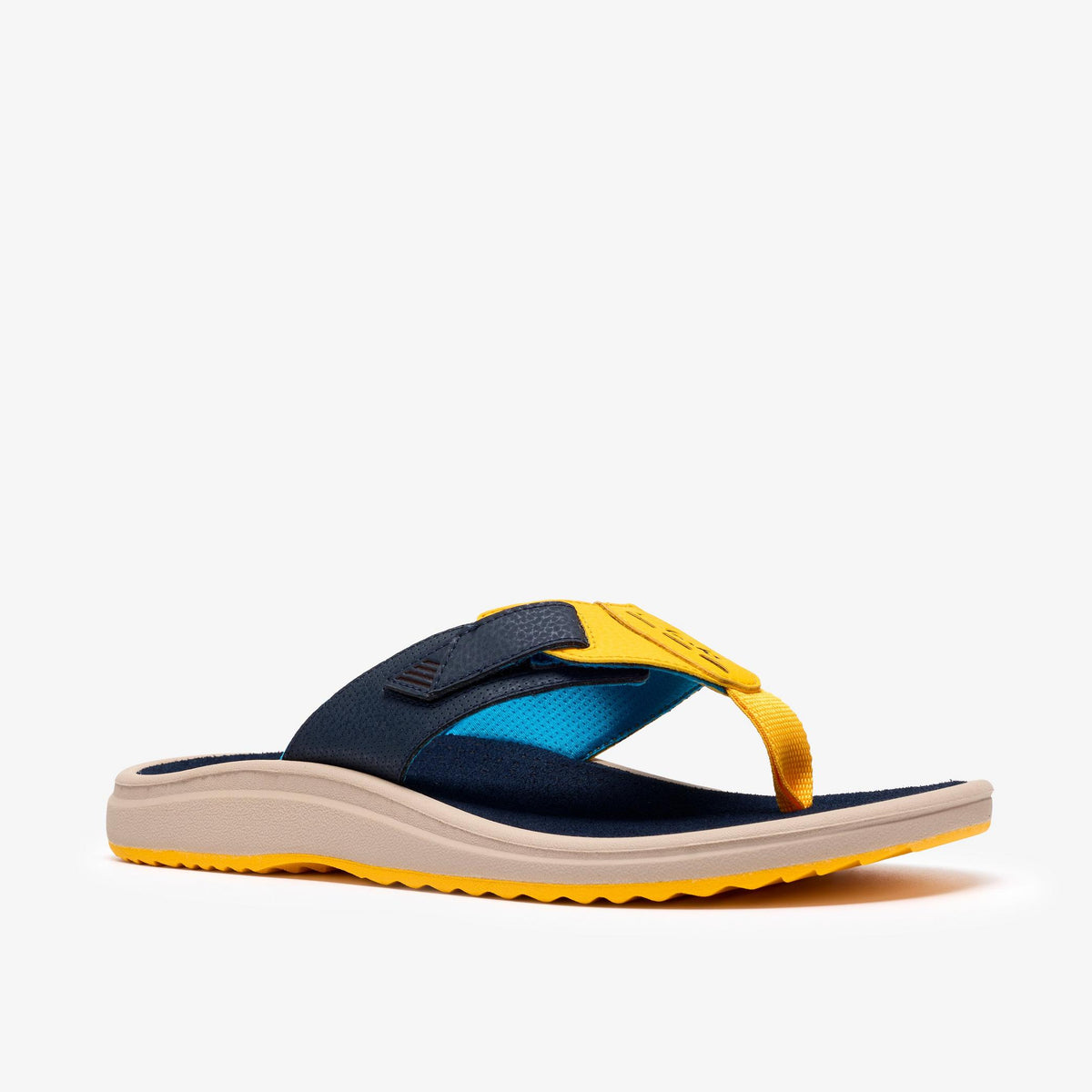 Men's Breeze Flip Flops Yellow Combination - US 9304