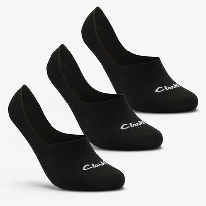 Sock Liners 3 Pack Size 6-11 Black Black | Clarks Discount