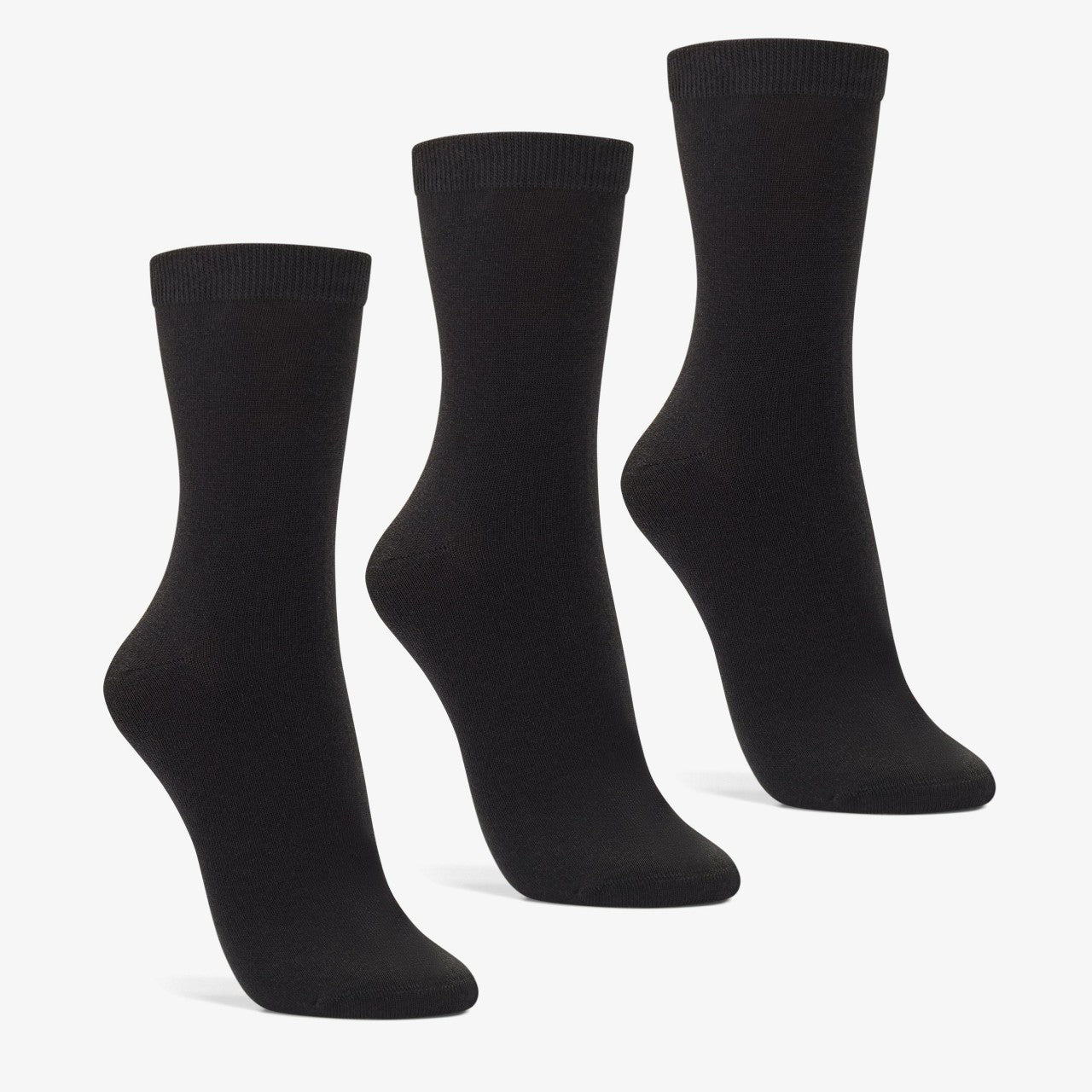 3 Pack Socks Size 2-8 Black Black | Clarks