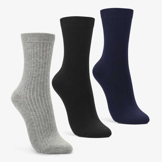 Socks 3 Pack Size 2-8 Mutlicolour Black Multicolour | Clarks US
