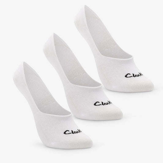 Sock Liners 3 Pack Size 2-8 White | Clarks Onsale