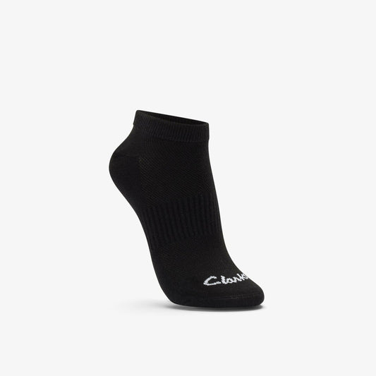 Ankle Socks 3 Pack Size 2-8 Black Black | Clarks Sale