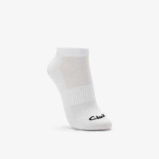 Sports Ankle Socks 3 Pack Size 2-8 White | Clarks For Sale