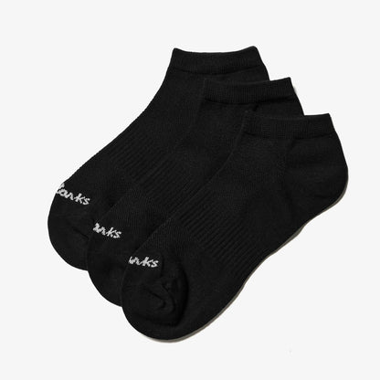 3 Pack Sport Ankle Sock Black - US 9328