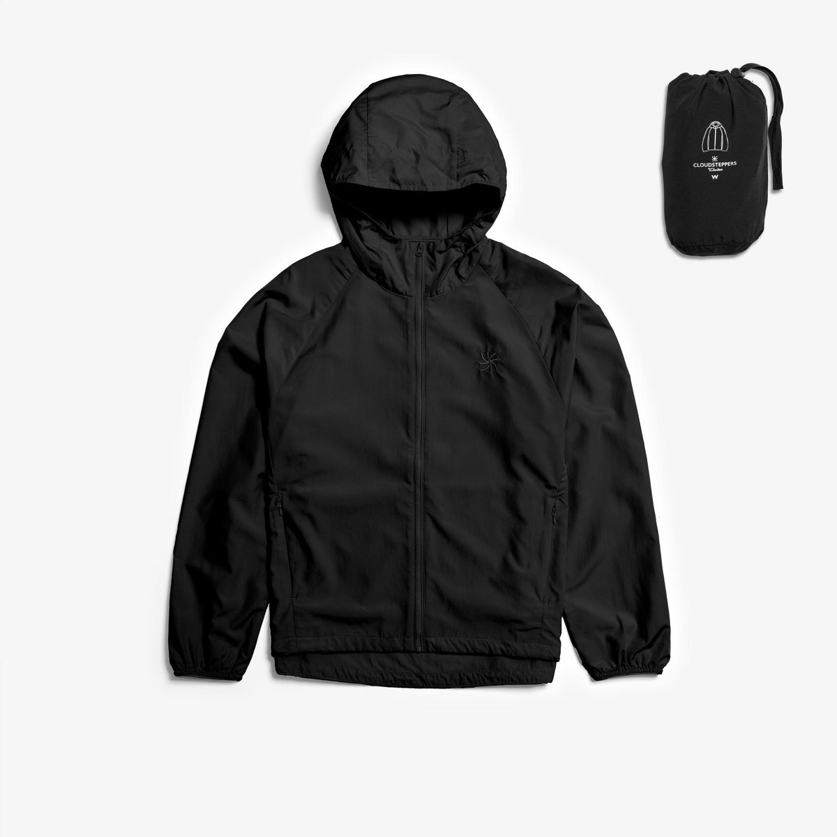 Cloudstepper Packable Jacket Black - US 1437