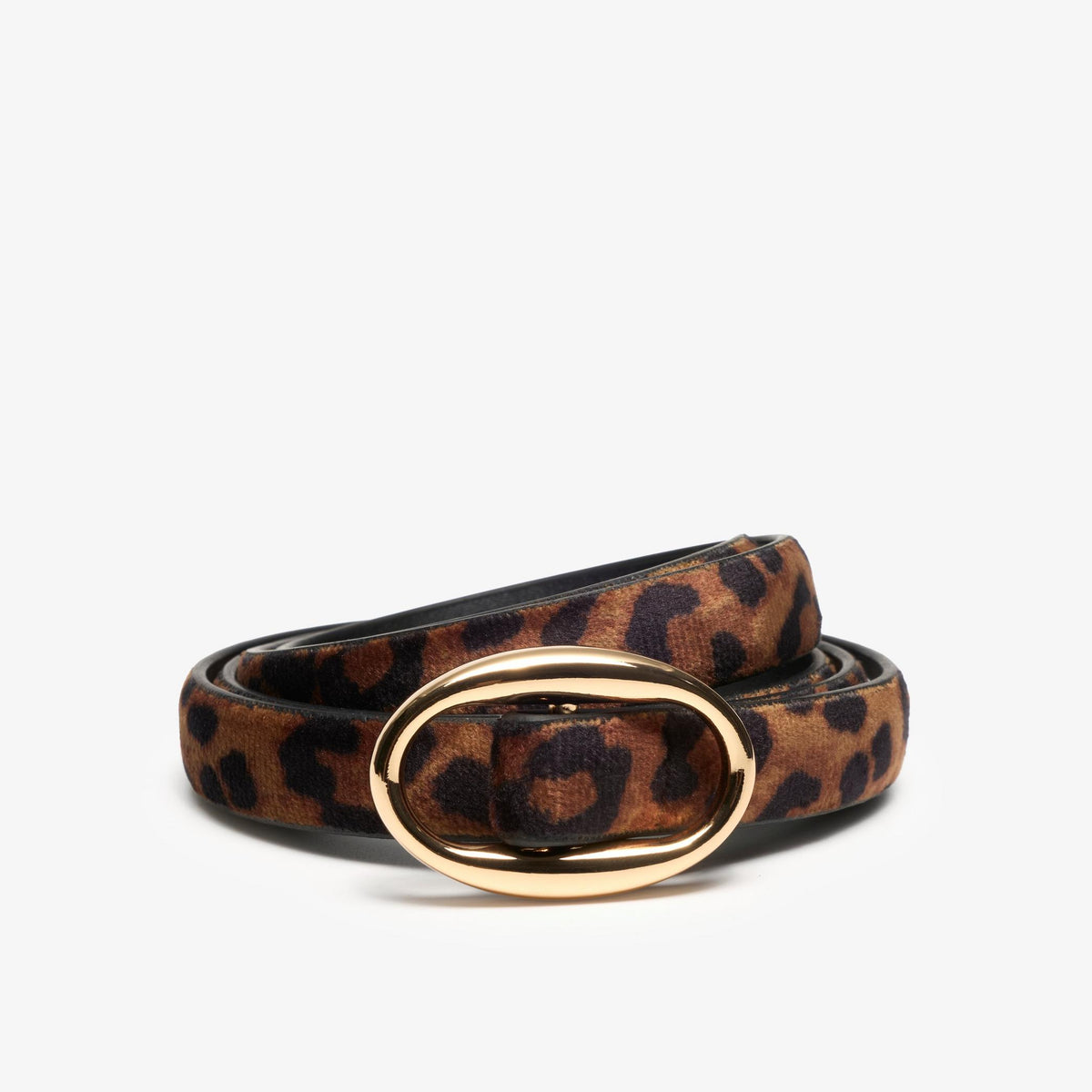 Narrow Interest Belt Leopard Print - US 3268