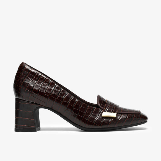 Fernie Edge Dark Brown Crocodile - US 3042