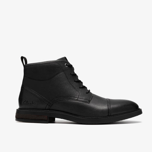 Jaxen Cap Boot Black Leather - US 6107