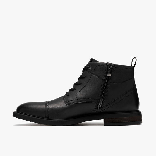 Jaxen Cap Boot Black Leather - US 6107