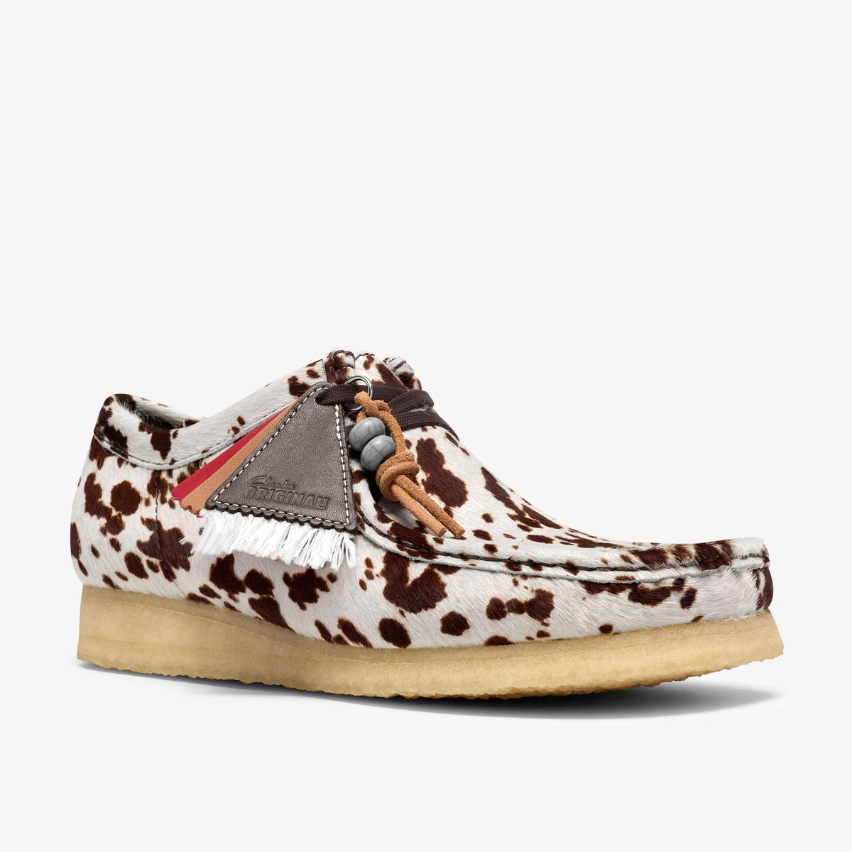 Wallabee Brown Cow Print - US 1701