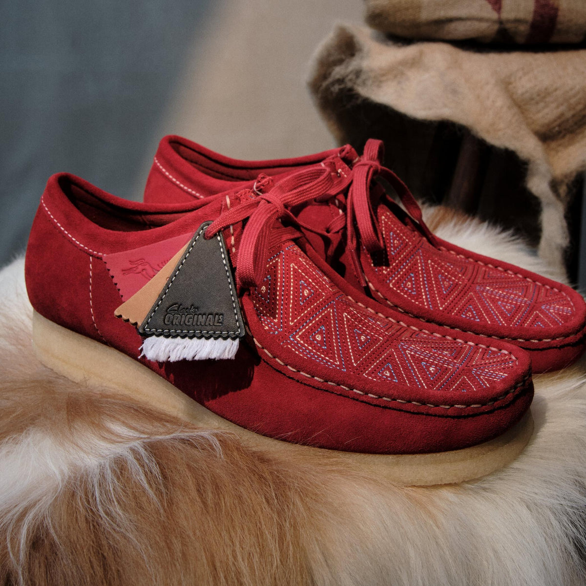 Wallabee Red Interest - US 0134