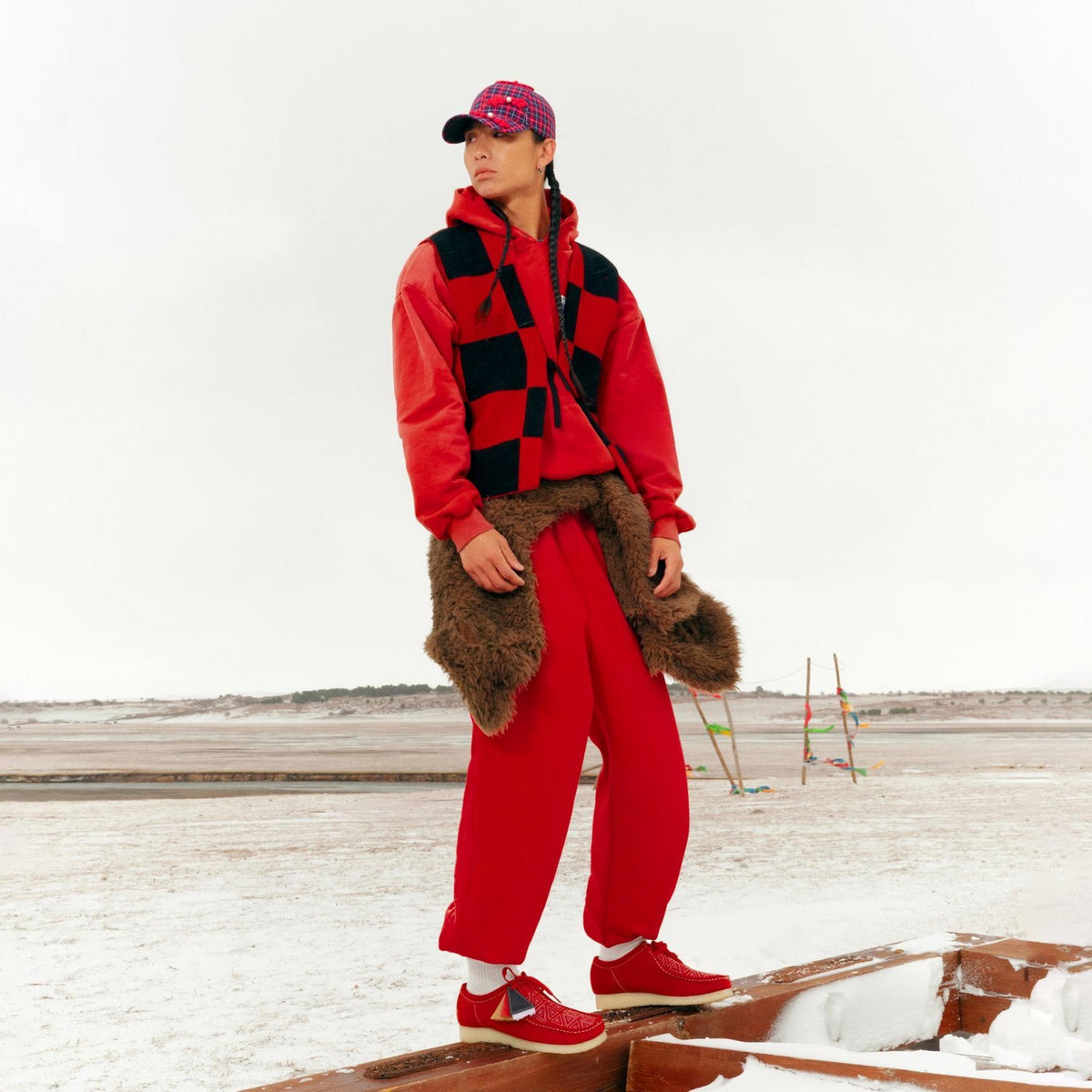 Wallabee Red Interest - US 0134