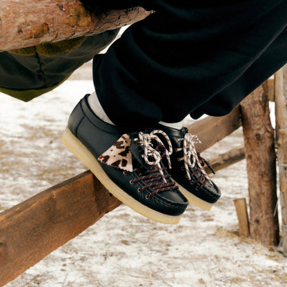Wallabee Lace Black Combination Leather - US 5153