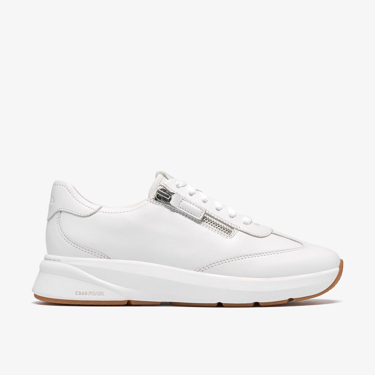 Code Run White Leather - US 0940