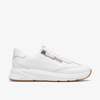 Code Run White Leather - US 0940
