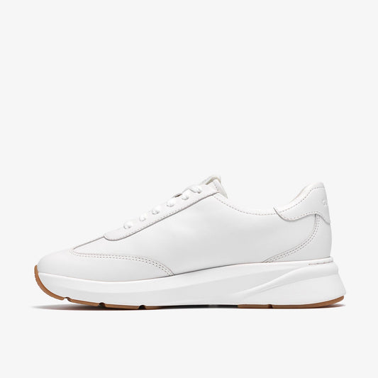 Code Run White Leather - US 0940