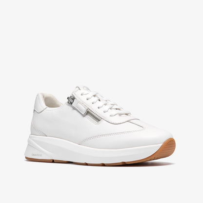 Code Run White Leather - US 0940